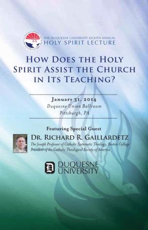 How Does the Holy Spirit Assist the Church in Its Teaching?