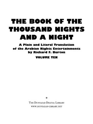 The Book of the Thousand Nights and a Night – Volume 10