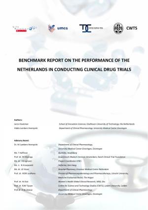 Benchmark Report on the Performance of the Netherlands in Conducting Clinical Drug Trials