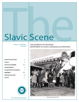 The University of Michigan Department of Slavic Languages & Literatures