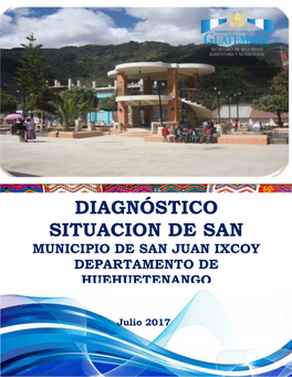 Diagnóstico Situacion De San Municipio De San Juan Ixcoy Departamento De Huehuetenango
