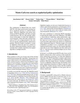 Monte-Carlo Tree Search As Regularized Policy Optimization