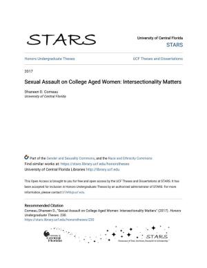 Sexual Assault on College Aged Women: Intersectionality Matters