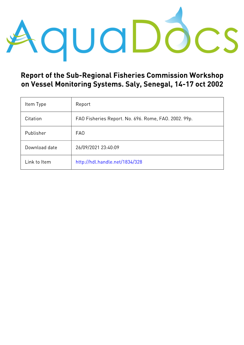 Fishing Vessel Monitoring Fishing Vessel Monitoring What Is VMS?