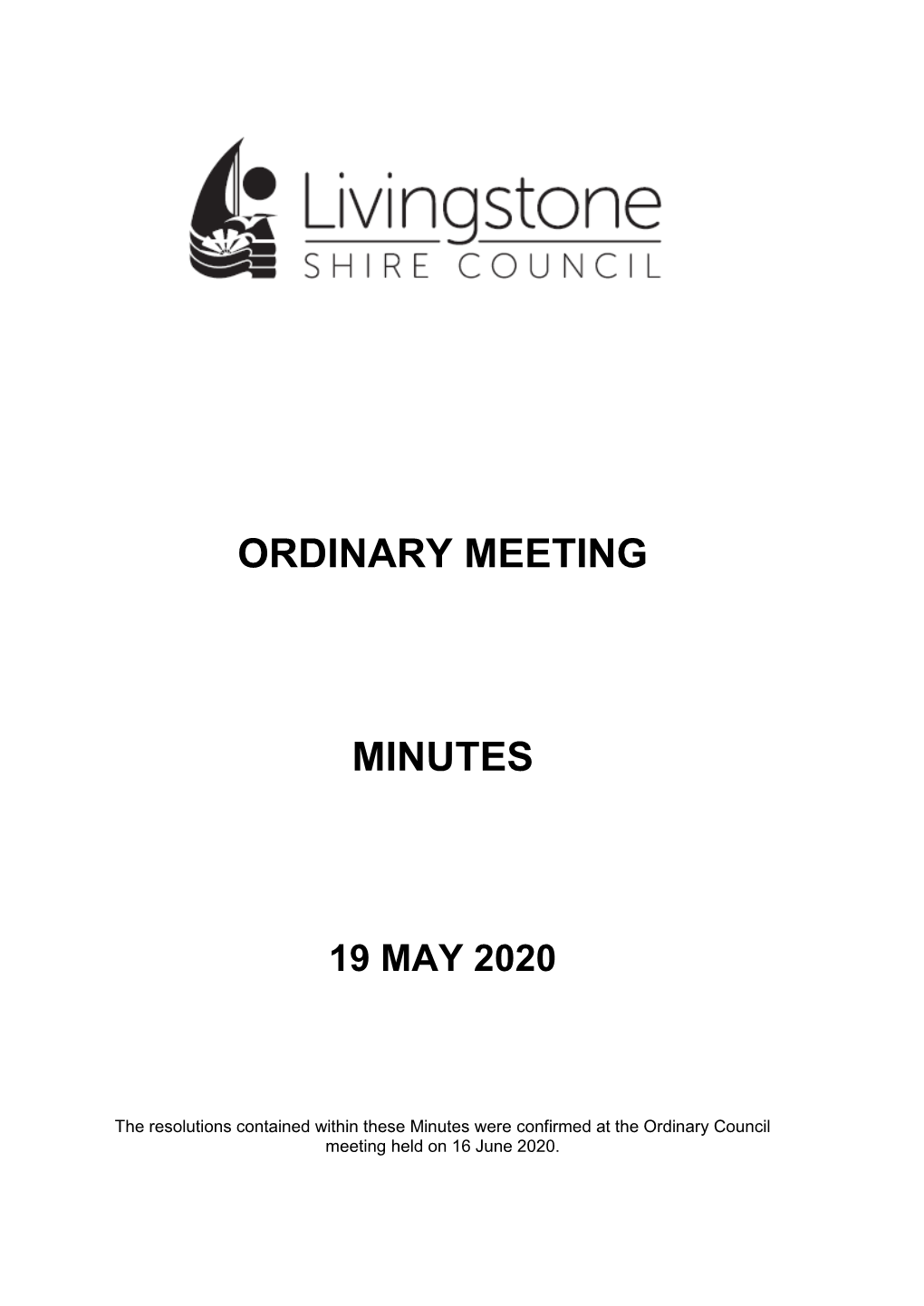 Minutes of Ordinary Meeting