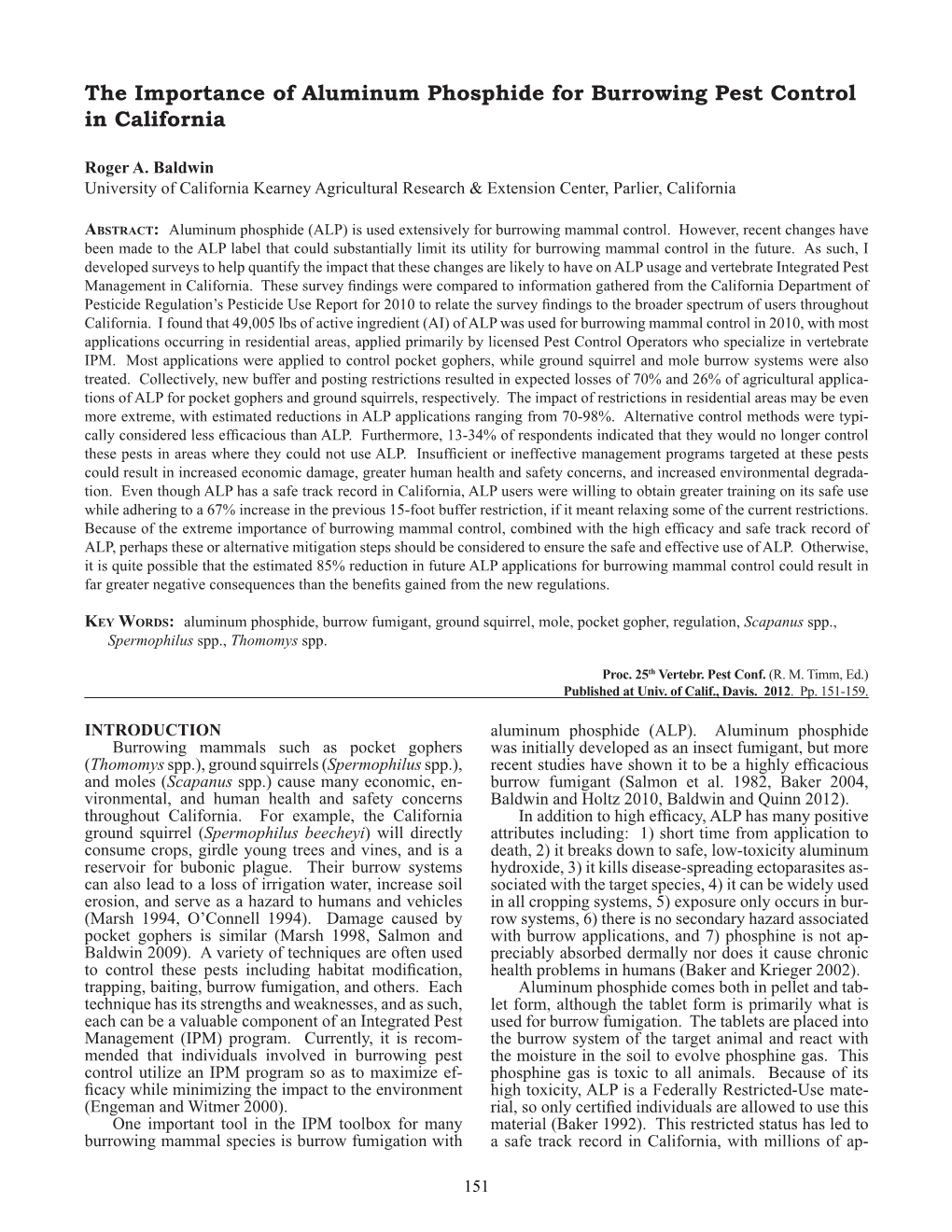 The Importance of Aluminum Phosphide for Burrowing Pest Control in California