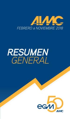 Resumen General De Resultados EGM (Febrero a Noviembre 2018)