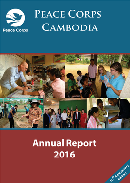 Peace Corps Cambodia Annual Report 2016