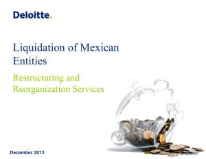 Financial Advisory Services in Mexico We Are the Global Hub for Restructuring and Reorganization Services in Latin America