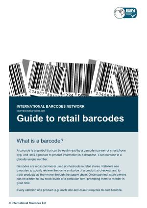 Guide to Retail Barcodes