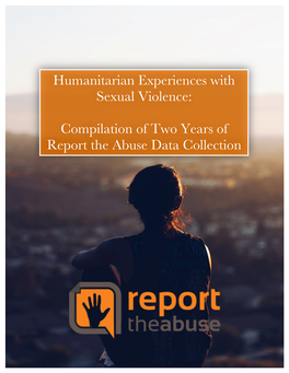 Humanitarian Experiences with Sexual Violence