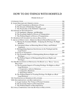 How to Do Things with Hohfeld