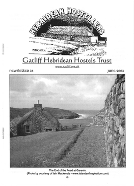 Hebridean Hostellers Newsletter No 36