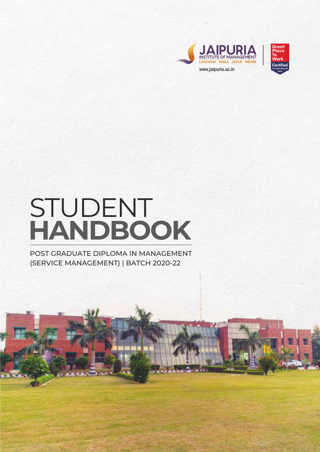Handbook PGDM-SM (Noida) 2020