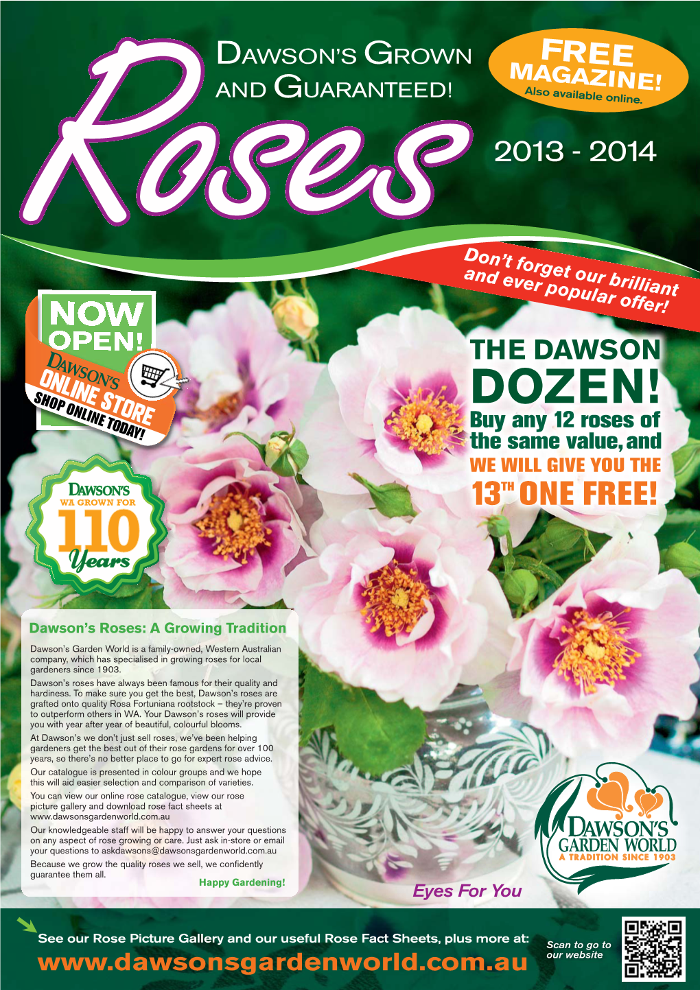 Roses Don’T Forget Our Brilliant and Ever Popular Offer!