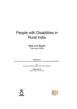 Baseline Report on Rural India