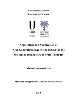 (NGS) for the Molecular Diagnostics of Brain Tumours