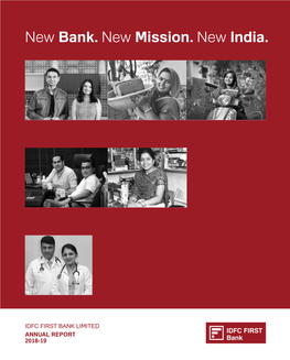 New Bank. New Mission. New India
