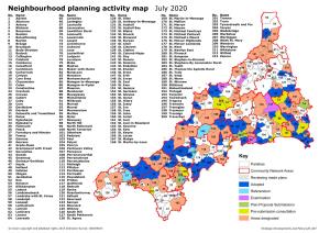 Neighbourhood Planning Activity Map July 2020 No