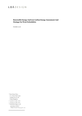 Renewable Energy and Low Carbon Energy Assessment 2016