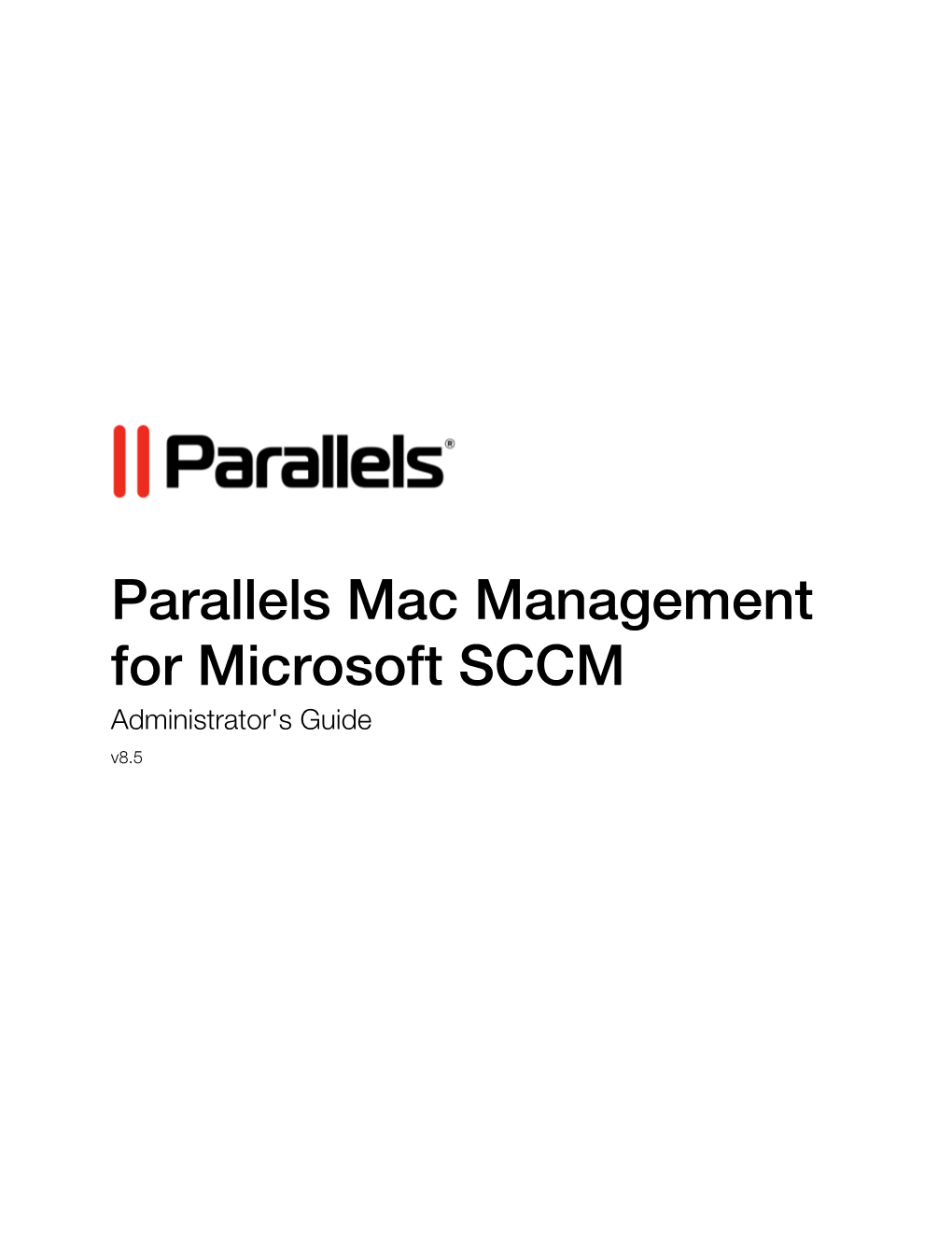 Parallels Mac Management IT Administrator's Guide