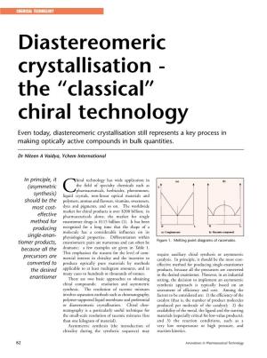 Diastereomeric Crystallisation