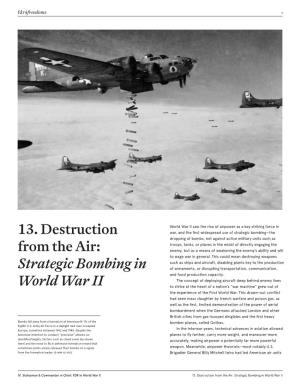 13. Destruction from the Air: Strategic Bombing in World War II Fdr4freedoms 2