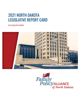 2021 FPA-ND Legislative Scorecard
