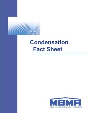 Condensation Fact Sheet
