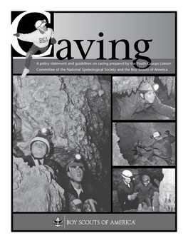 A Policy Statement and Guidelines on Caving Prepared by the Youth Groups Liaison Committee of the National Speleological Society