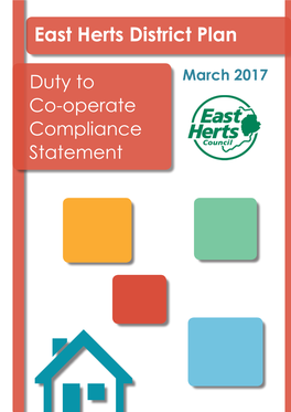 Duty to Co-Operate Compliance Statement