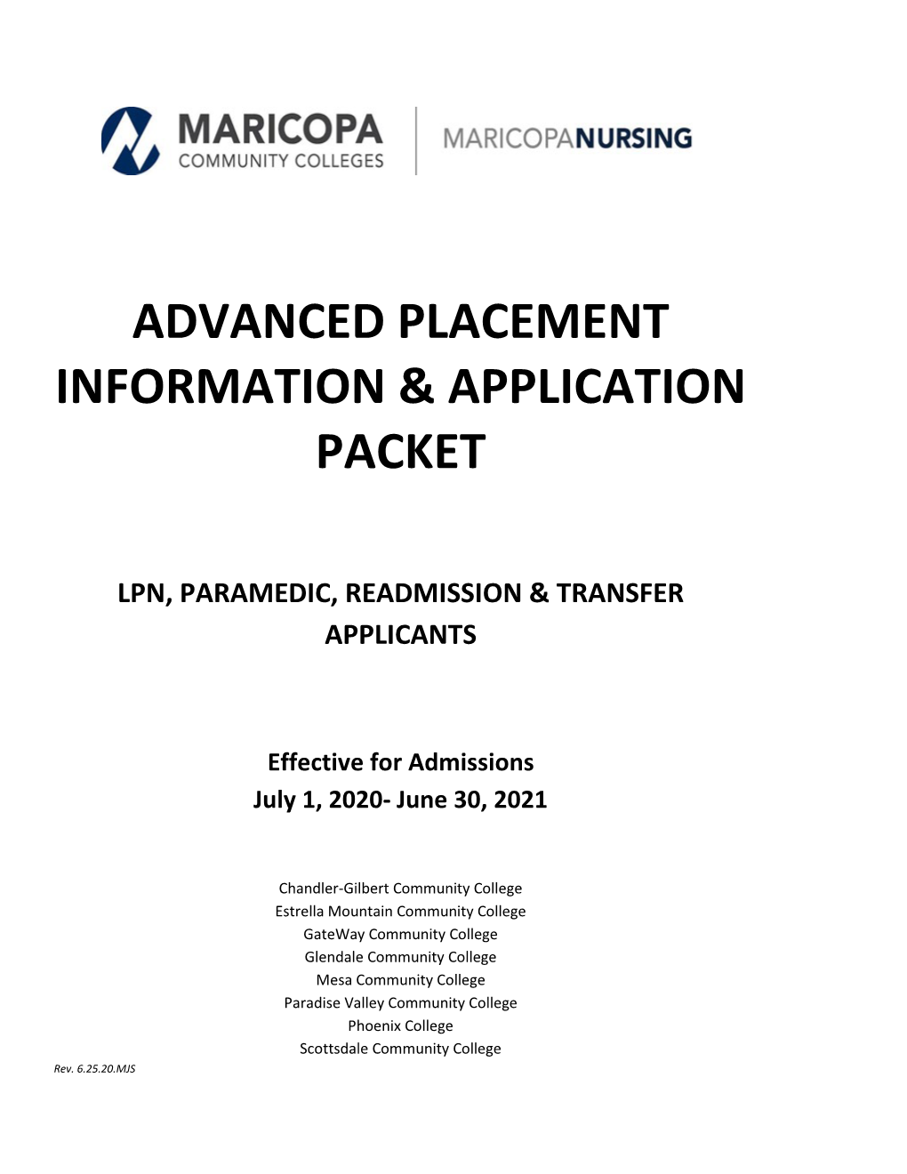 Advanced Placement Information & Application