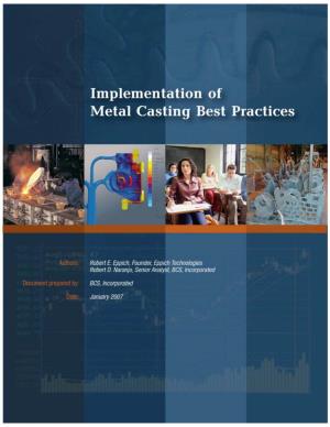 Implementation of Metal Casting Best Practices