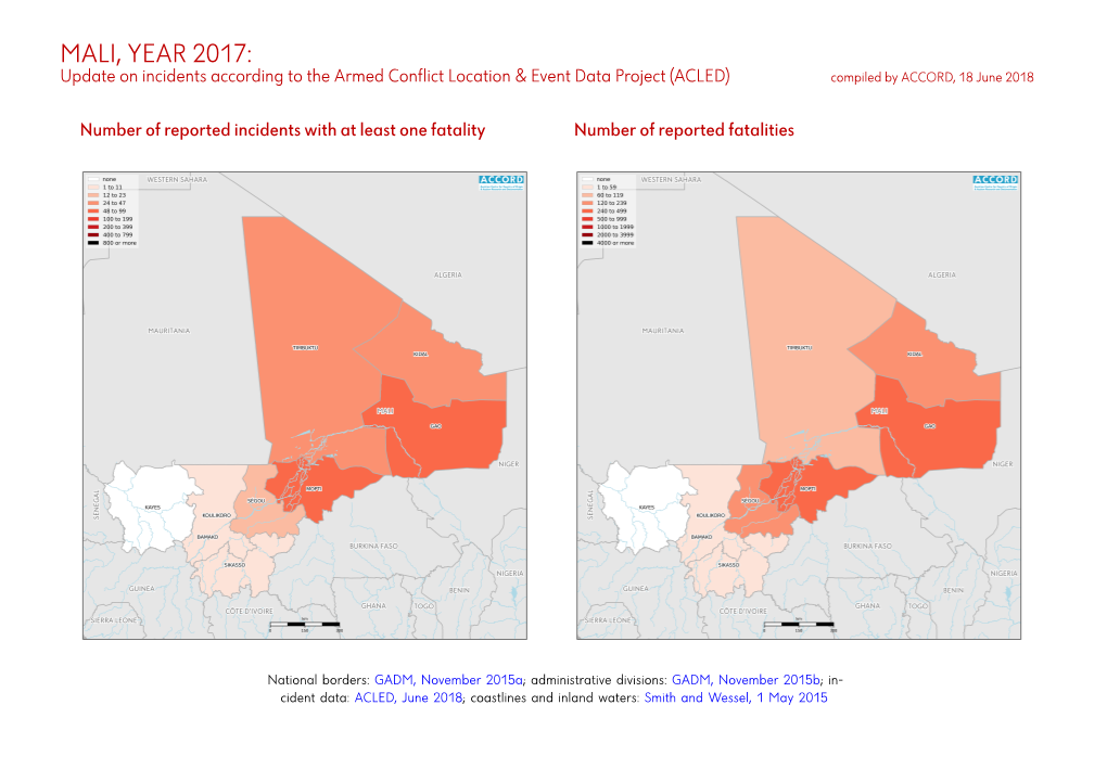 ACLED) Compiled by ACCORD, 18 June 2018