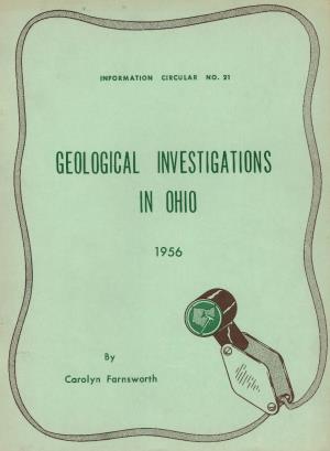 Geological Investigations in Ohio