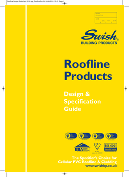 Swish Roofline Design Guide