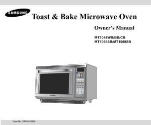 Toast & Bake Microwave Oven