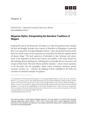 Megarian Myths: Extrapolating the Narrative Traditions of Megara