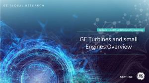 GE Turbines and Small Engines Overview