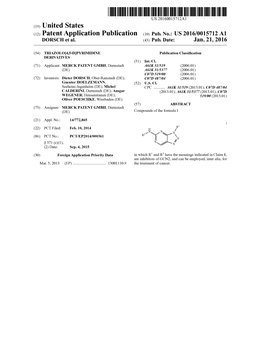 (19) United States (12) Patent Application Publication (Io) Pub