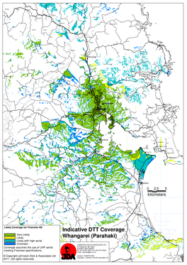 Indicative DTT Coverage Whangarei (Parahaki)