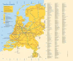 Spoorkaart Van Nederland