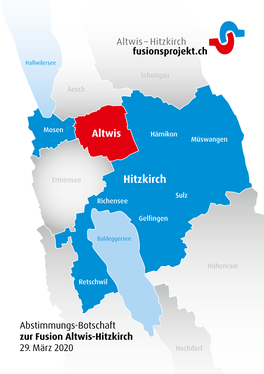 Abstimmungs-Botschaft Zur Fusion Altwis-Hitzkirch 29