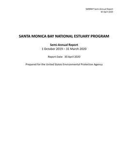 Santa Monica Bay National Estuary Program