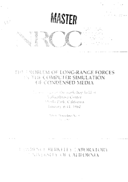 Lo^ Wc-Rangf Forces Computer Simulation