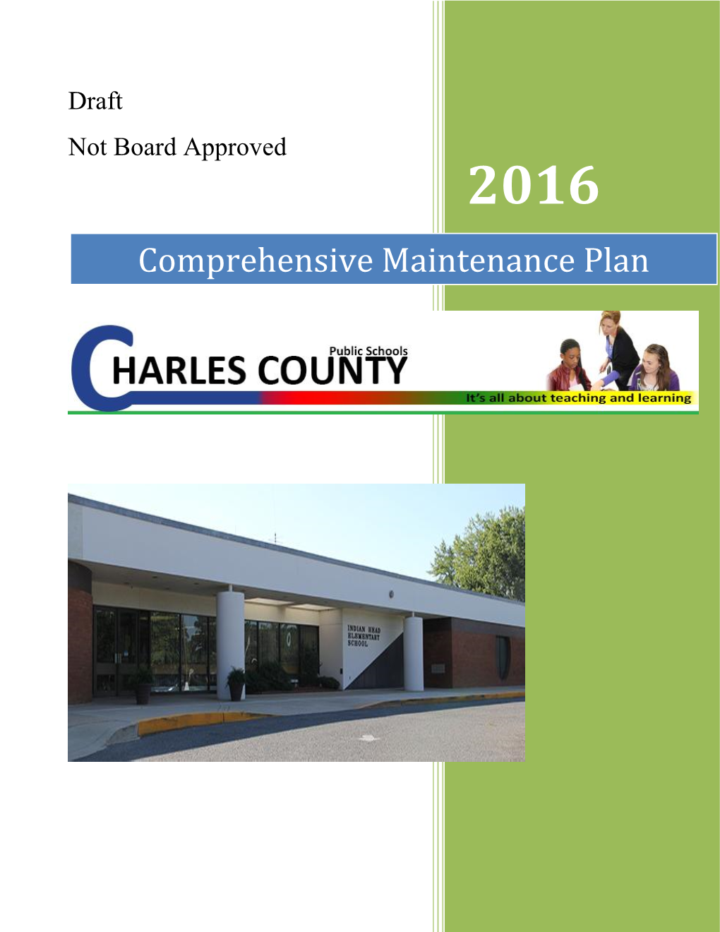 Comprehensive Maintenance Plan