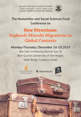 New Directions: Sephardi-Mizrahi Migrations in Global Contexts