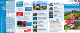 Tickets Excursion Tips