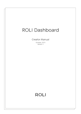 ROLI Dashboard