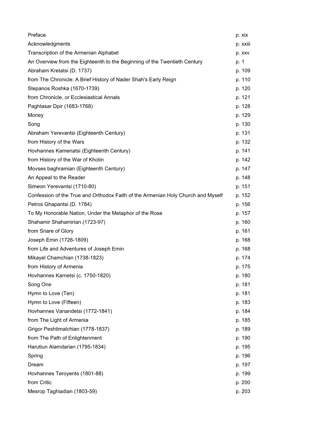 Table of Contents Provided by Blackwell's Book Services and R.R